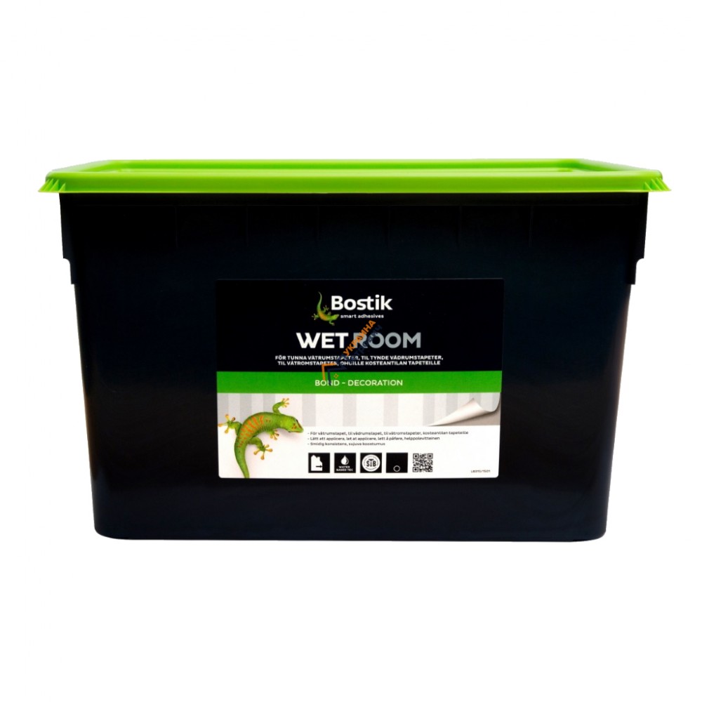 Клей для обоев Bostik Wet Room (15 кг) - цена, отзывы, характеристики на стройбазе в Киеве и Харькове