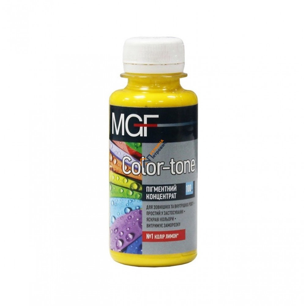 Пигментный концентрат MGF Color-tone №1 (100 мл) - цена, отзывы, характеристики на стройбазе в Киеве и Харькове