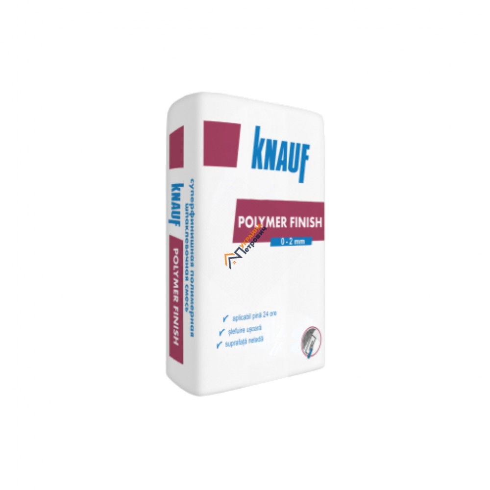 Фінішна полімерна шпаклівка Knauf Polymer Finish (20 кг) - ціна, відгуки, характеристики на будбазі у Києві та Харкові