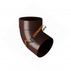 Отвод трубы одномуфтовый RainWay 90 67°