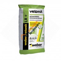 Фінішна полімерна шпаклівка Weber vetonit LR+ (20 кг)