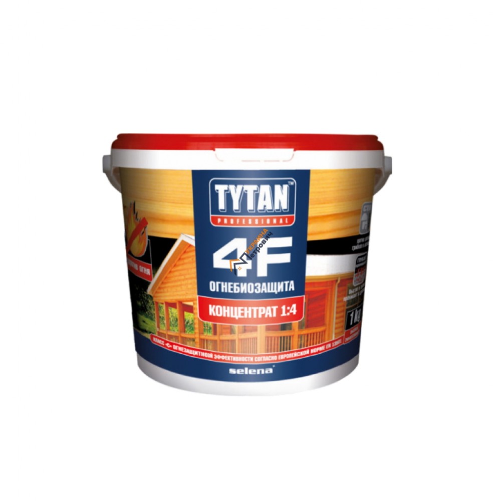 Огнебиозащита для древесины Tytan 4F (5 кг) - цена, отзывы, характеристики на стройбазе в Киеве и Харькове