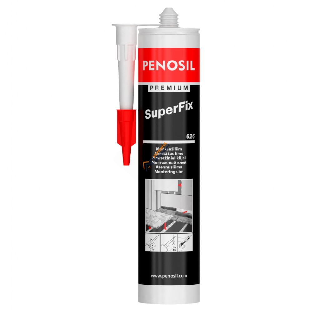 Клей монтажный Penosil Premium SuperFix 626 (310 мл) - цена, отзывы, характеристики на стройбазе в Киеве и Харькове