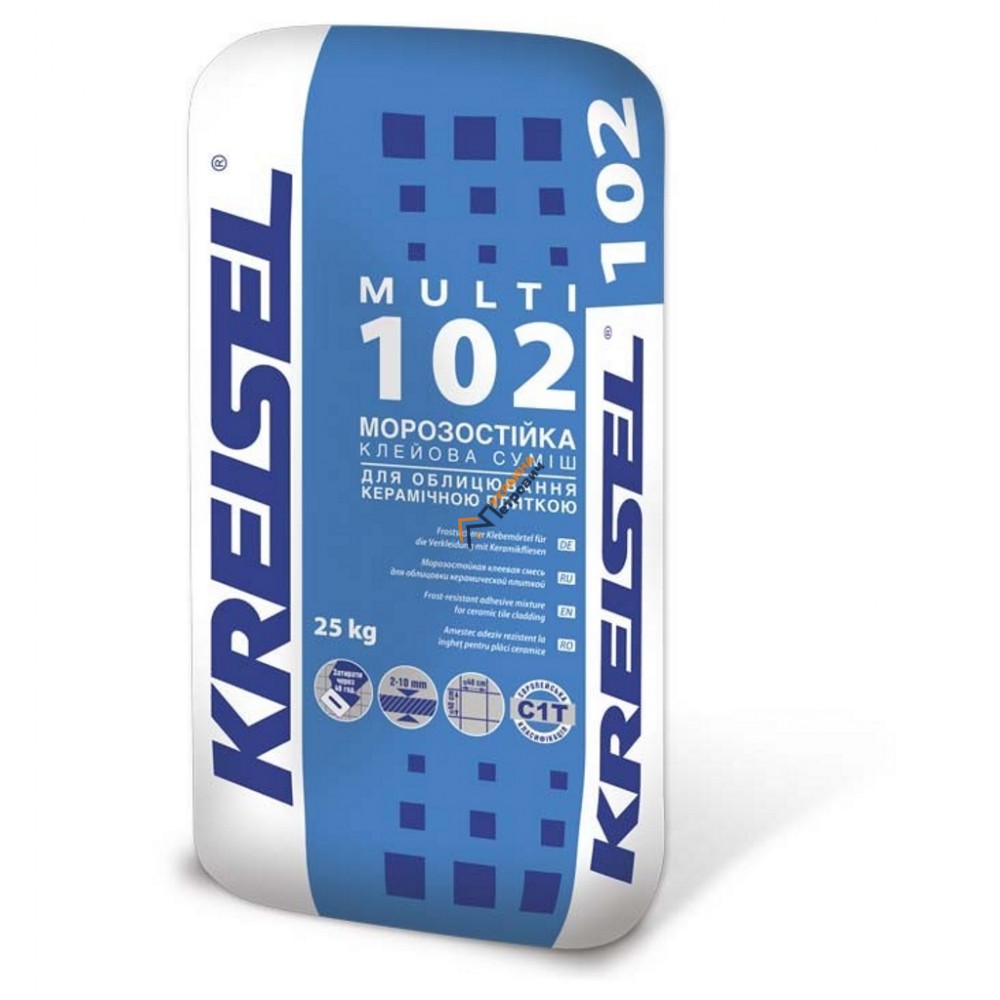 Клей для плитки Kreisel 102 (25 кг) - цена, отзывы, характеристики на стройбазе в Киеве и Харькове