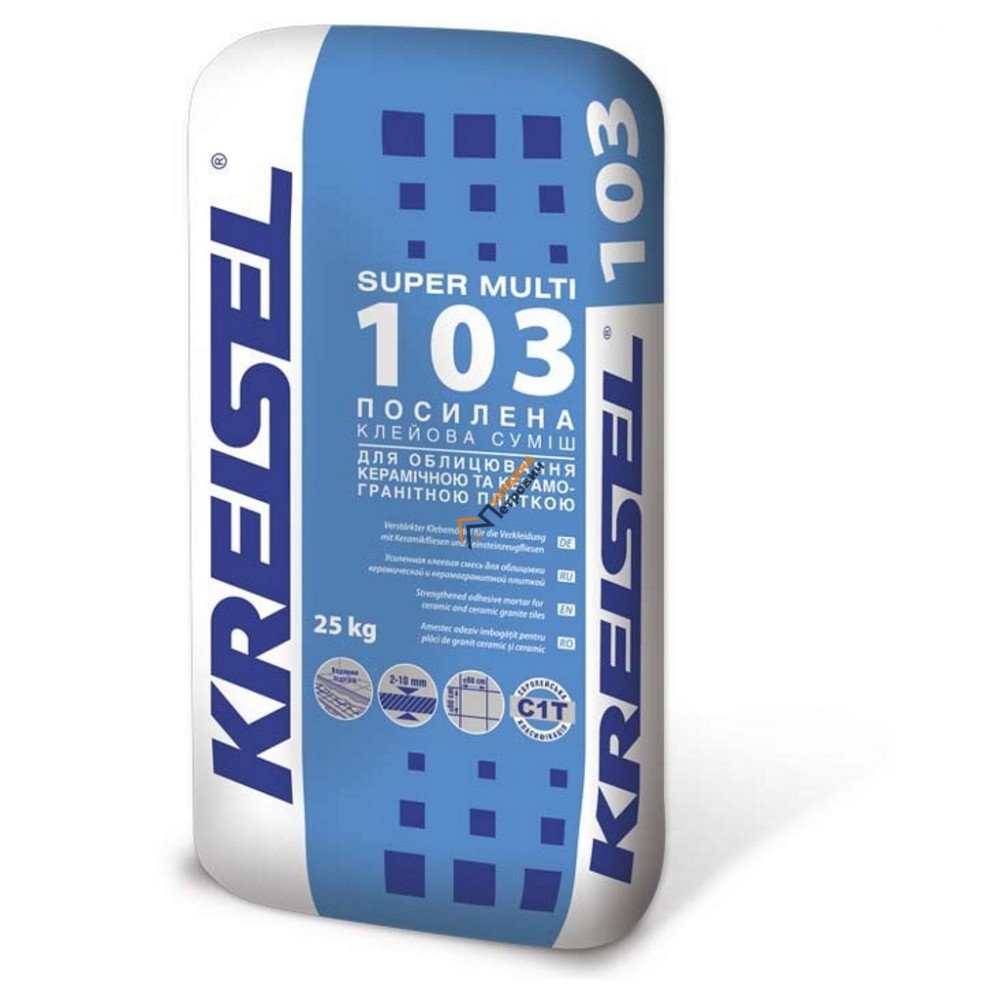 Клей для плитки Kreisel 103 (25 кг) - ціна, відгуки, характеристики на будбазі у Києві та Харкові