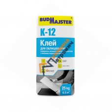 Клей для крупноформатной керамогранитной плитки BudMajster K-12 (25 кг)