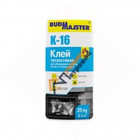 Клей теплостойкий для каминов и печей BudMajster K-16 (25 кг)