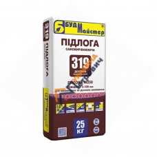 Самовирівнююча суміш гіпсова М250 BudMajster D-319 (25 кг)