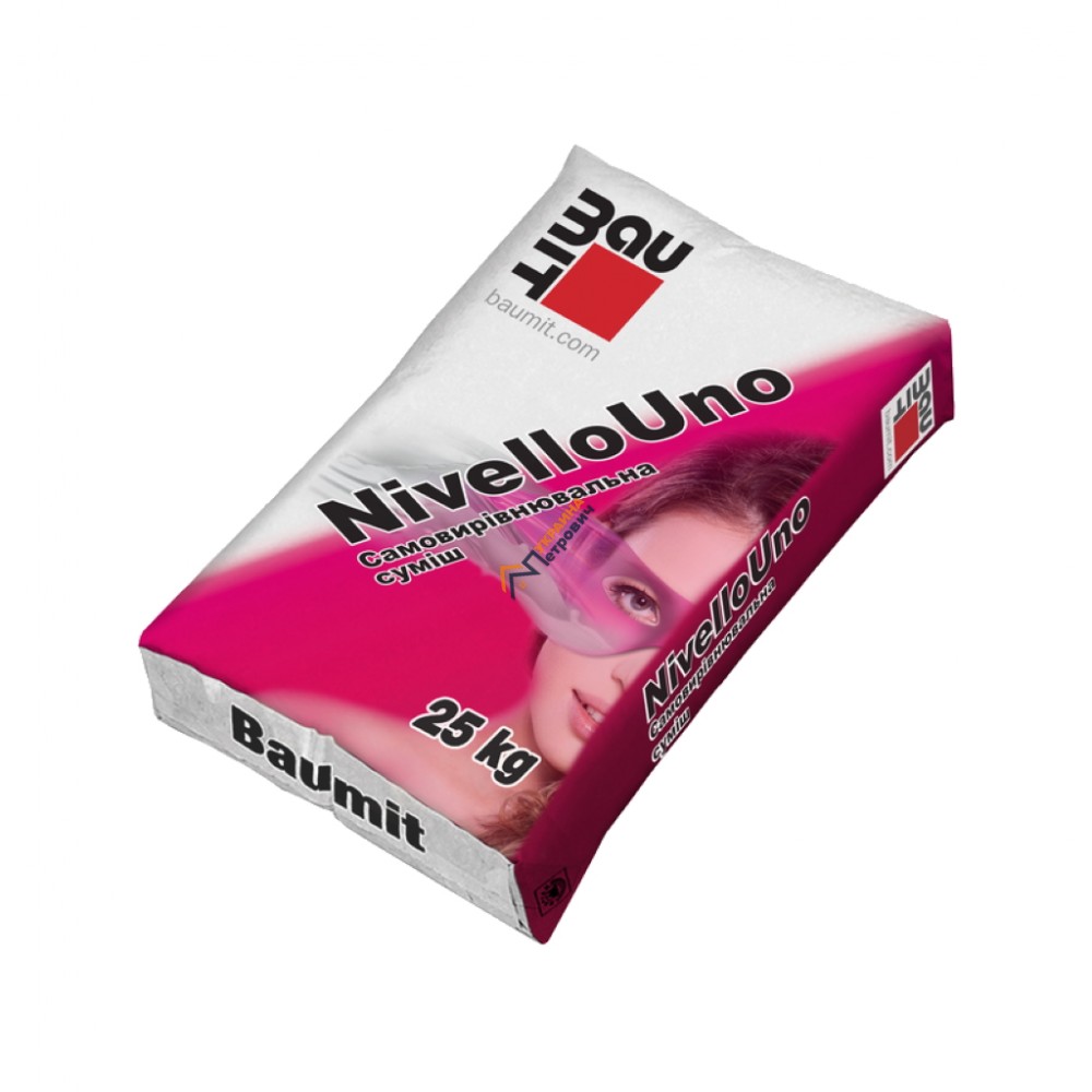 Самовирівнююча підлога Baumit Nivello Uno (25 кг) - ціна, відгуки, характеристики на будбазі у Києві та Харкові