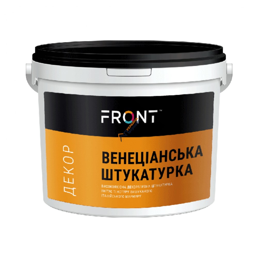 Венеціанська штукатурка декоративна Front (Фронт) (1,5 кг) - ціна, відгуки, характеристики на будбазі у Києві та Харкові