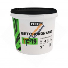 Купить Грунтовка бетоноконтакт Tigor ТС-19 (7 кг) Грунтовка бетоноконтакт Tigor ТС-19 (7 кг)