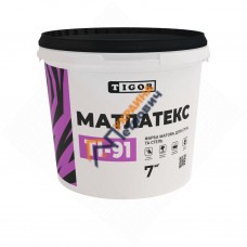 Фарба акрилова Tigor TI-91 Матлатекс (7 кг)