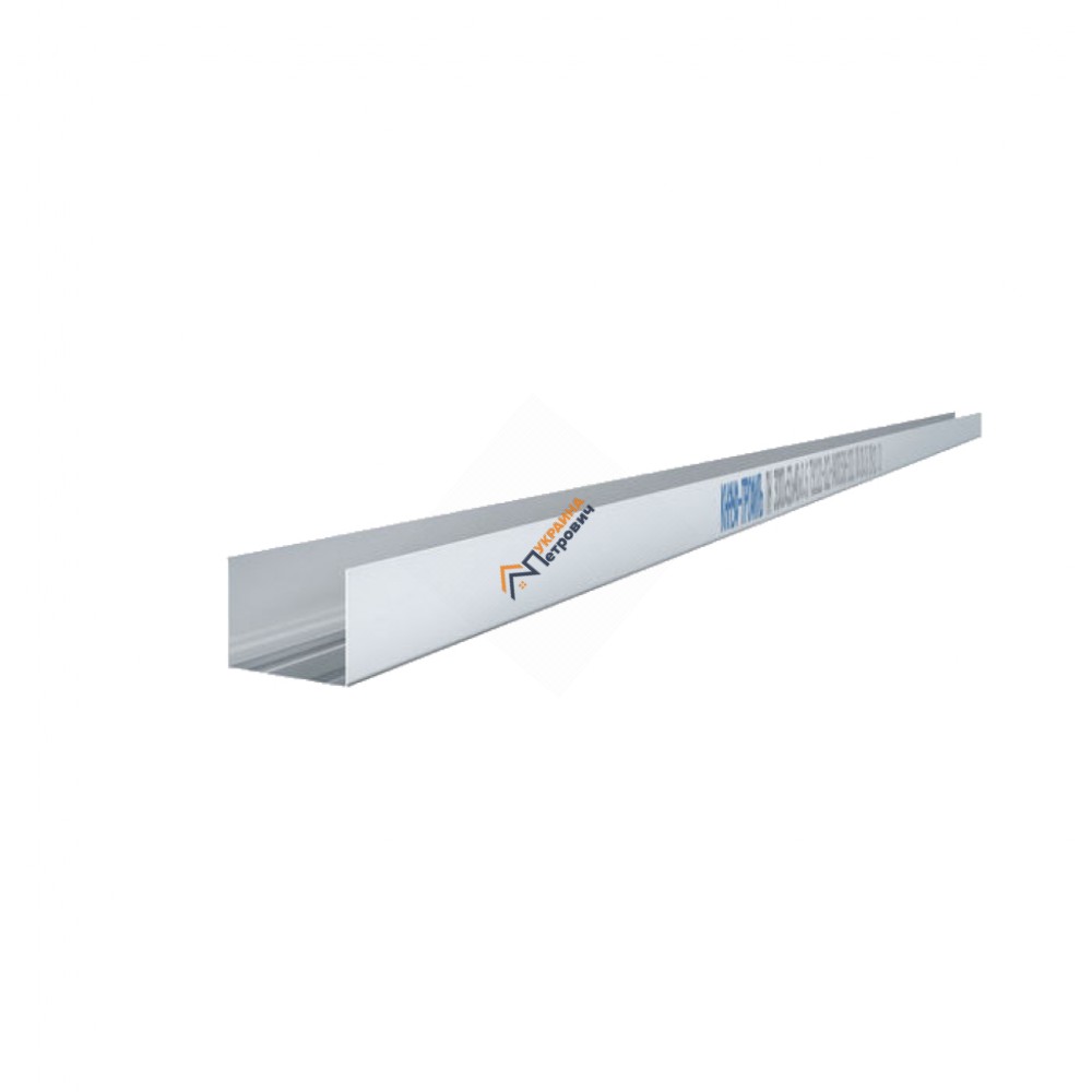 Профіль направляючий Knauf UW (50/40/3000 мм) - ціна, відгуки, характеристики на будбазі у Києві та Харкові