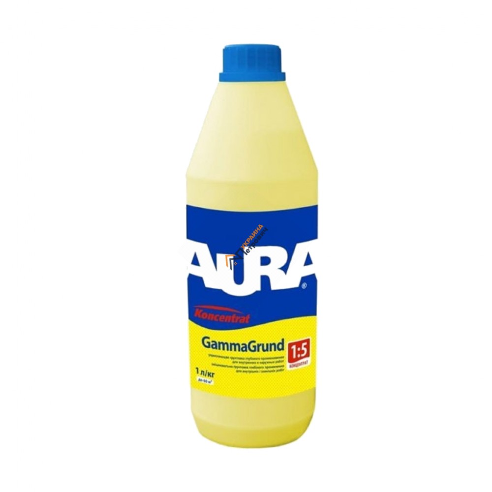Грунт-концентрат Aura GammaGrund (1 л) - цена, отзывы, характеристики на стройбазе в Киеве и Харькове