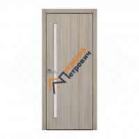 Дверное полотно Новый стиль Квадра Глория Ясень Патина