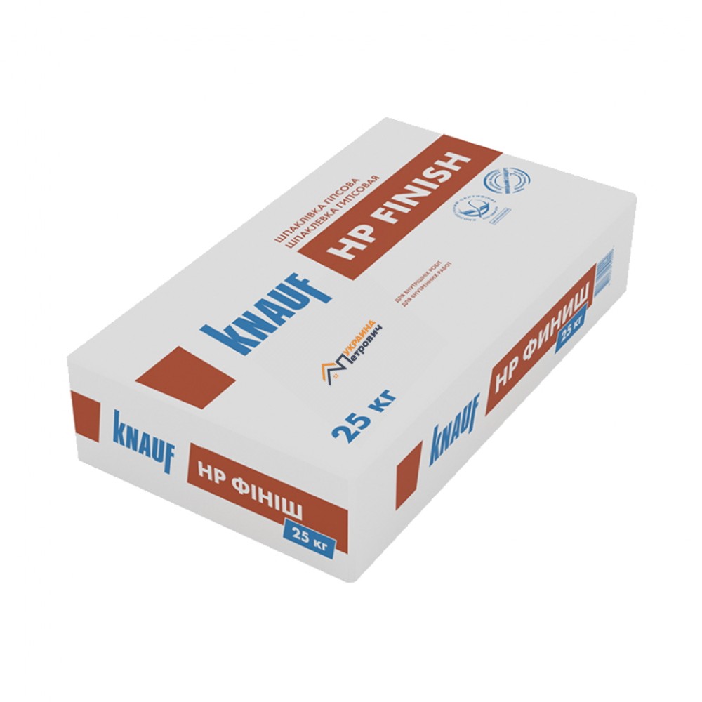 Шпаклевка Knauf HP Finish (Кнауф ХП Финиш) (25 кг) - цена, отзывы, характеристики на стройбазе в Киеве и Харькове