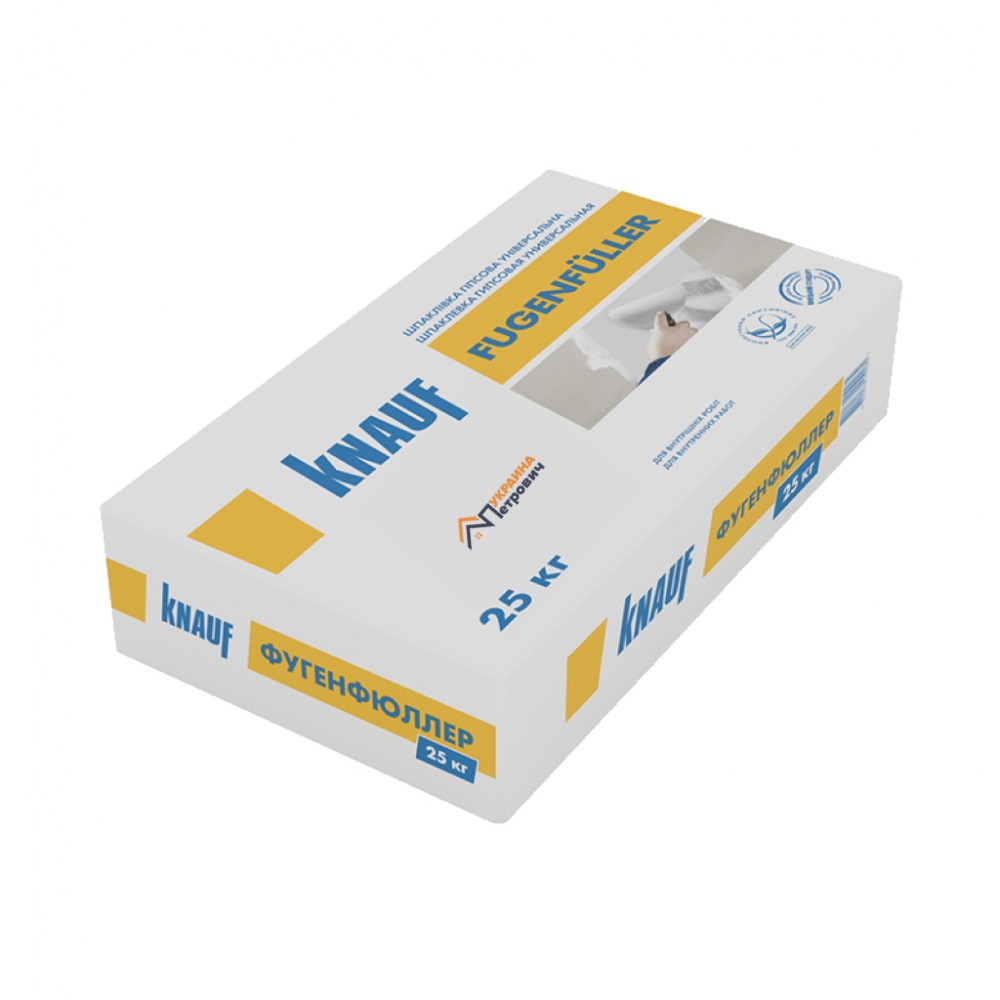 Шпаклівка для швів Knauf Fugenfuller (Кнауф Фугенфюллер) (25 кг) - ціна, відгуки, характеристики на будбазі у Києві та Харкові