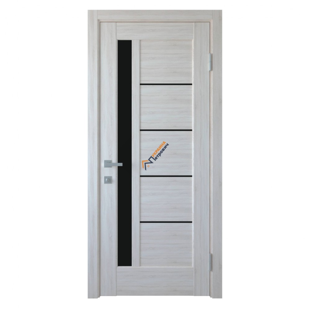 Дверне полотно Новий стиль Ностра Грета Ясень New BLK (900 мм) - ціна, відгуки, характеристики на будбазі у Києві та Харкові