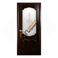 Дверное полотно Новый стиль Фортис Вензель Каштан (800 мм) + Р1