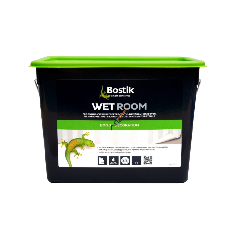 Клей для шпалер Bostik Wet Room (5 кг) - ціна, відгуки, характеристики на будбазі у Києві та Харкові