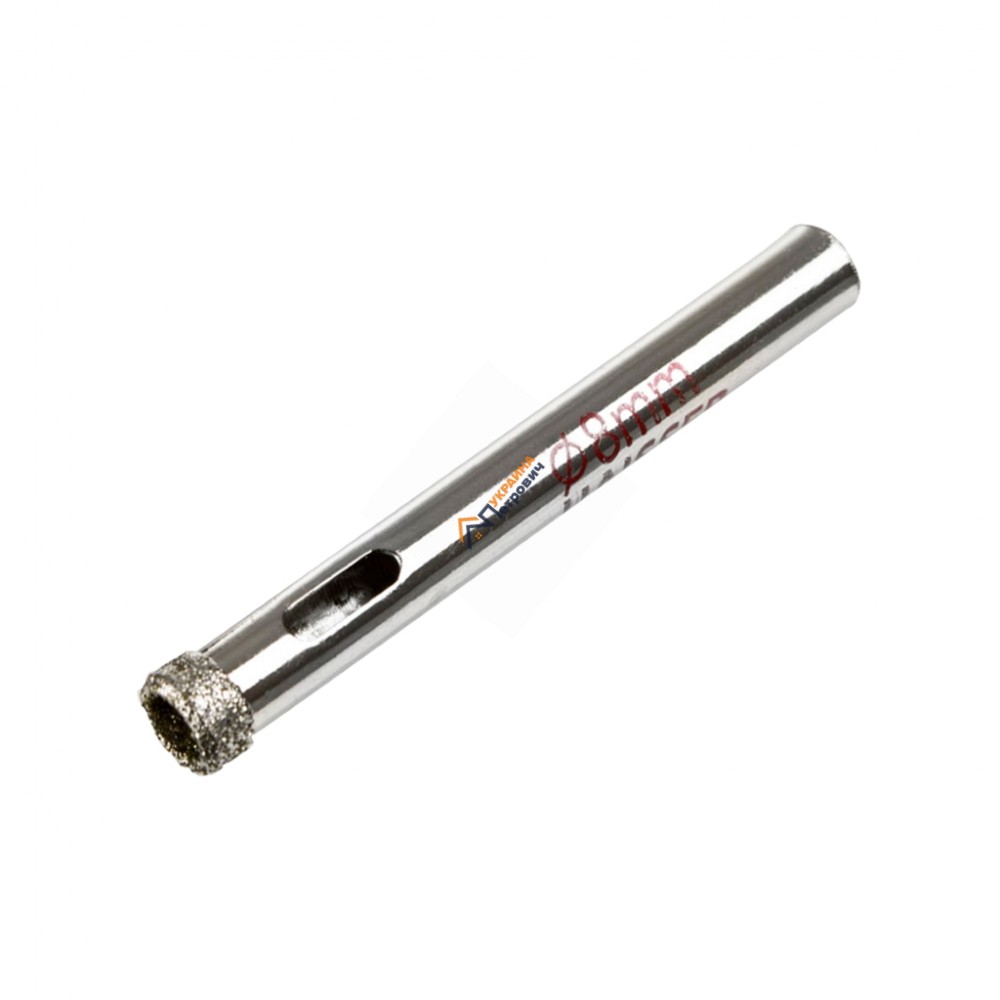 Алмазна коронка по керамограниту Haisser (8 мм) - ціна, відгуки, характеристики на будбазі у Києві та Харкові