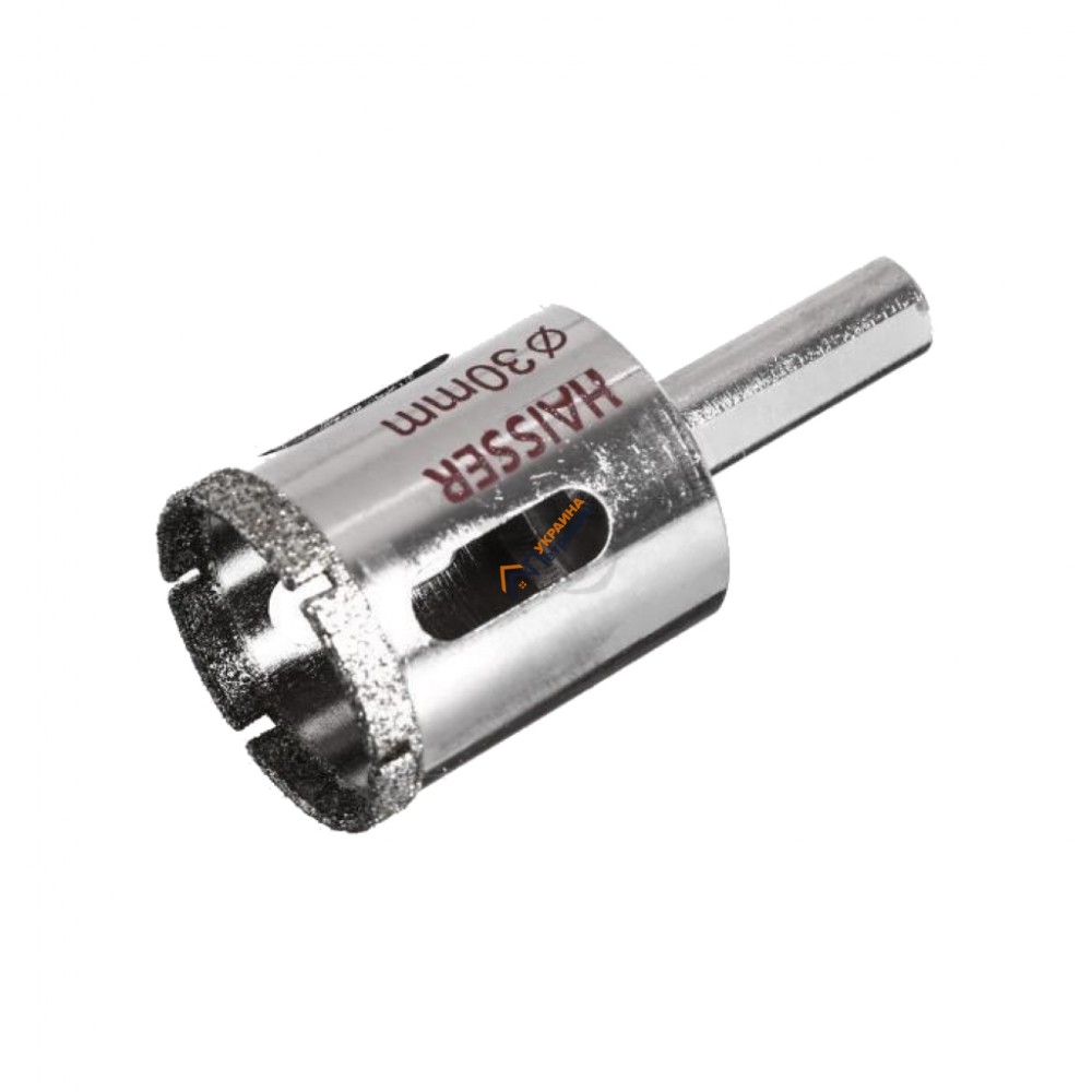 Алмазна коронка по керамограниту Haisser (32 мм) - ціна, відгуки, характеристики на будбазі у Києві та Харкові