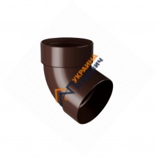 Отвод трубы двухмуфтовый RainWay 130 87°