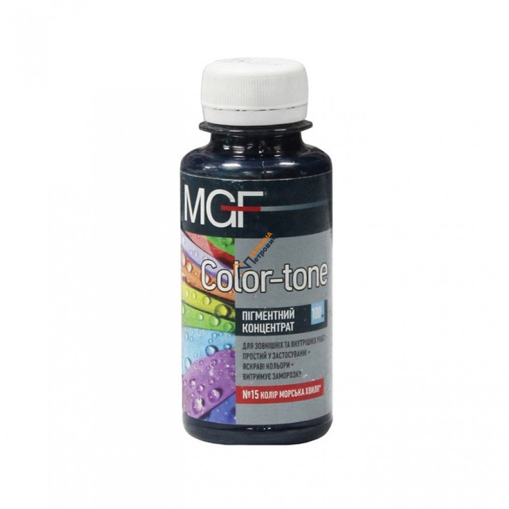 Пігментний концентрат MGF Color-tone №15 (100 мл) - ціна, відгуки, характеристики на будбазі у Києві та Харкові