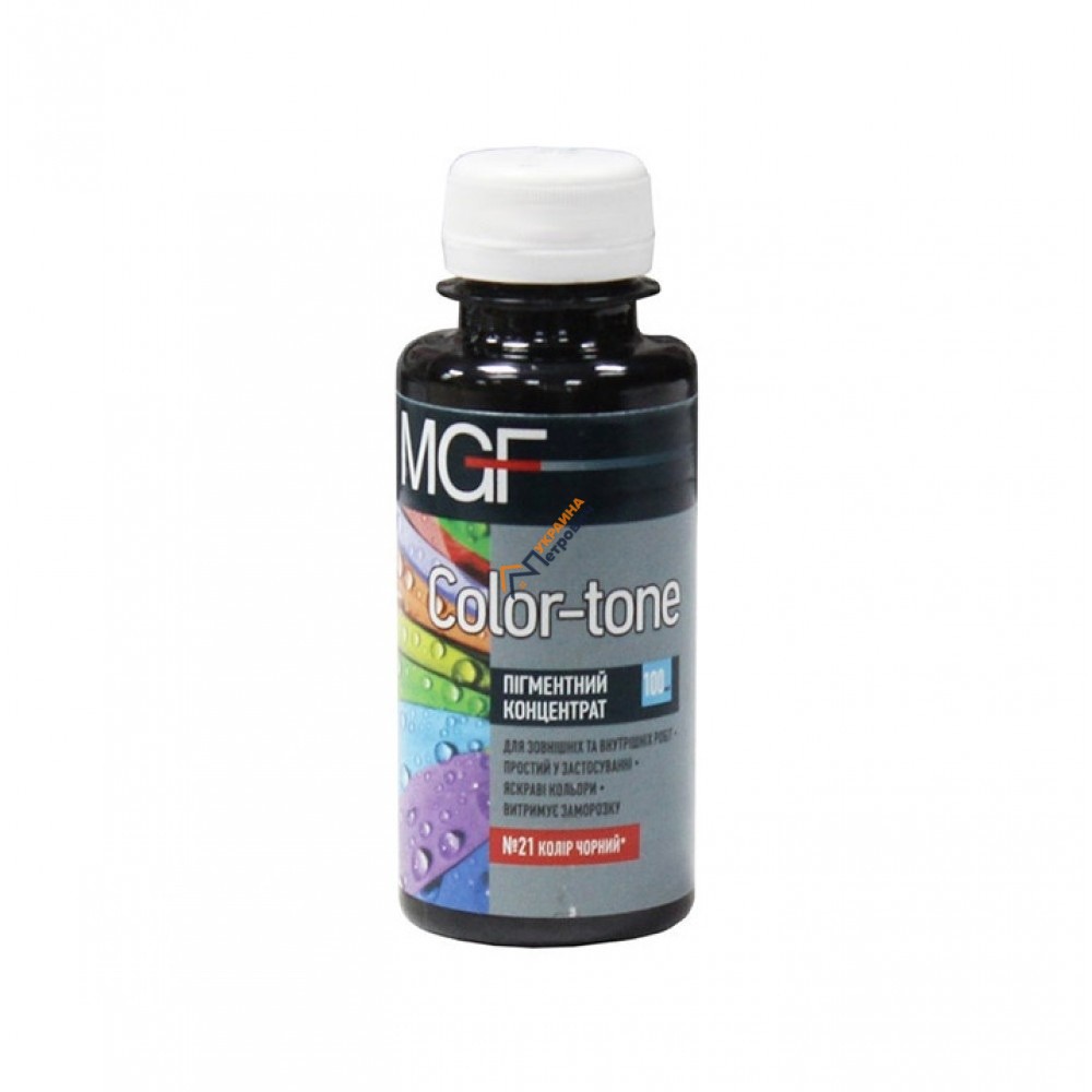 Пігментний концентрат MGF Color-tone №21 (100 мл) - ціна, відгуки, характеристики на будбазі у Києві та Харкові