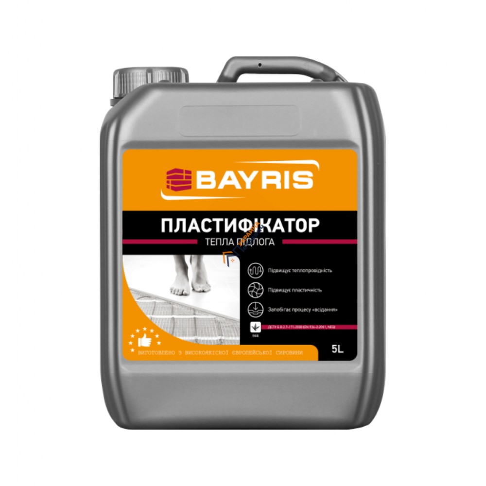 Пластифікатор тепла підлога Байріс (Bayris) (5 л) - ціна, відгуки, характеристики на будбазі у Києві та Харкові