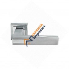 Купить Ручка дверная Morelli MH-43 SC/CP (хром/полированный хром) Ручка дверная Morelli MH-43 SC/CP (хром/полированный хром)