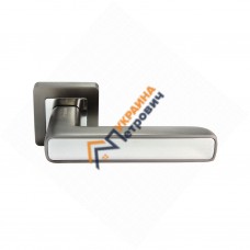 Купить Ручка дверная Morelli MH-44 GR/CP (графит/хром) Ручка дверная Morelli MH-44 GR/CP (графит/хром)
