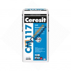 Купить Клей для плитки Ceresit CM 117 FLEX (25 кг) Клей для плитки Ceresit CM 117 FLEX (25 кг)